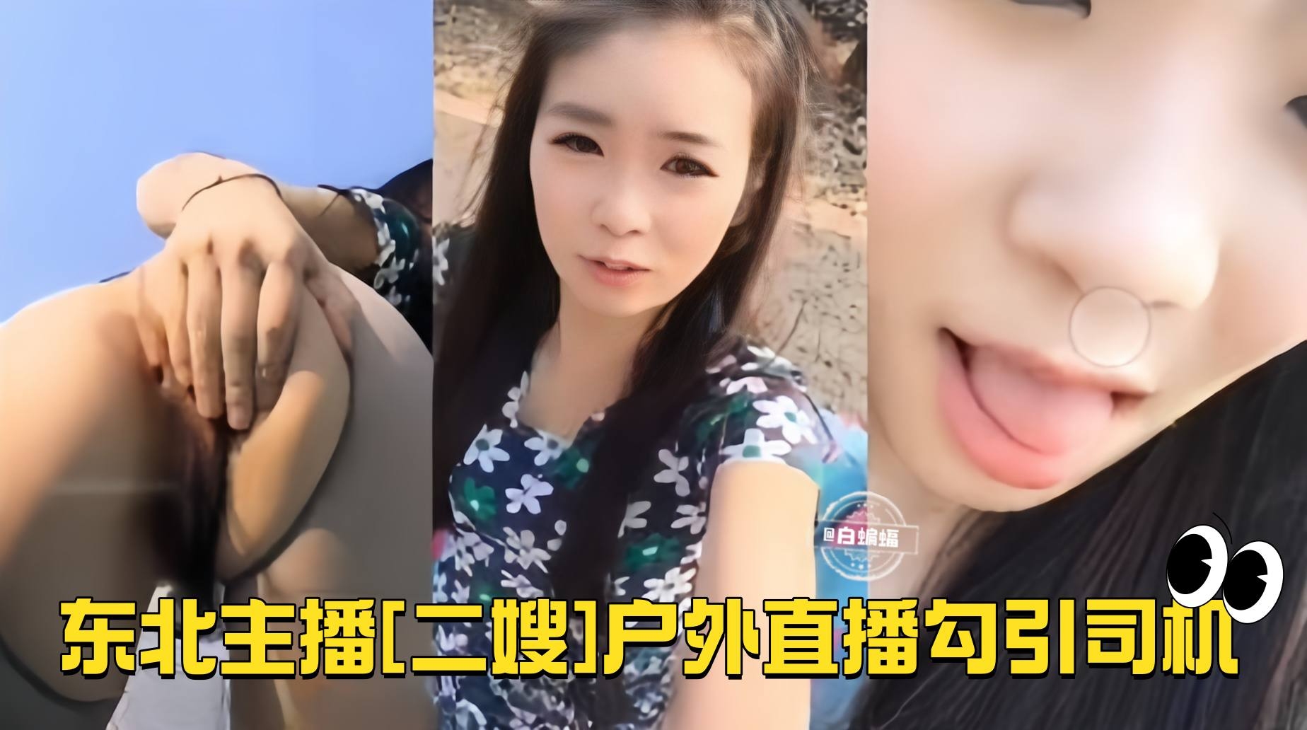 东北主播二嫂-户外直播勾引司机封面图