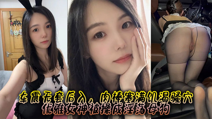 约啪爆操极品蜜桃臀女神 车震无套后入，肉棒塞满饥渴骚穴 优雅女神被操成淫荡母狗封面图