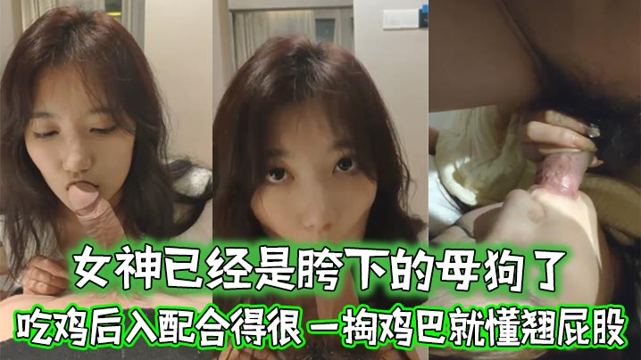 女神已经是胯下的母狗了忘了她吧吃鸡后入配合得很一掏鸡巴就懂翘屁股封面图