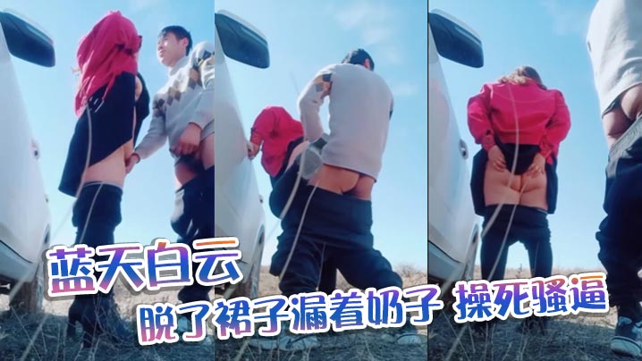 蓝天白云,脱了裙子漏着奶子，操死骚逼封面图