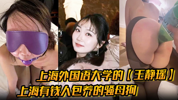 上海外国语大学的王静瑶留学法国的婊子上海有钱人包养的骚母狗喜欢玩sm被金主大哥当喷泉玩封面图