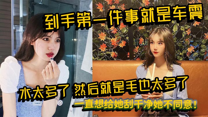 到手第一件事就是车震，水太多了，然后就是毛也太多了，一直想给她刮干净她不同意！封面图