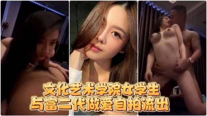 自拍流出文化艺术学院女学生与富二代做爱自拍流出封面图