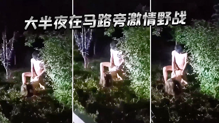 大半夜在马路旁激情野战封面图