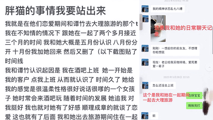 重庆胖猫事件女主谭竹再添新证据另附微博女厕所逆天发言封面图