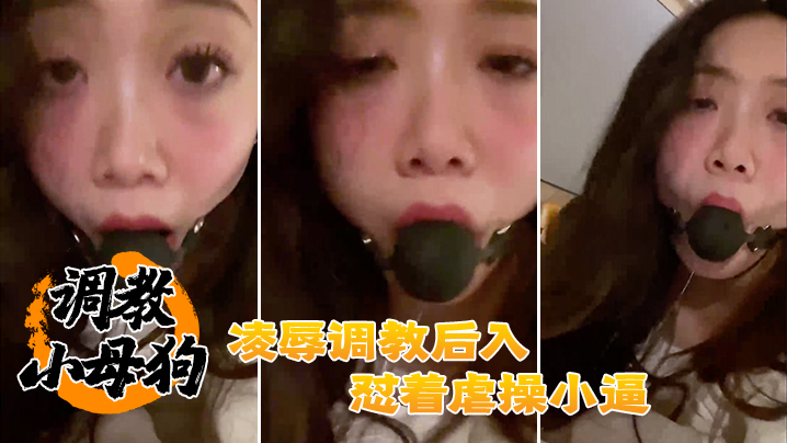 调教母狗凌辱后入怼操小逼封面图