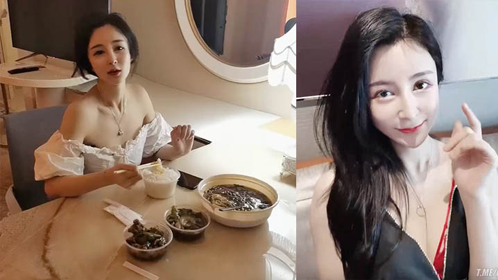 邀请嫩模在家里用餐准备看着她的身材让我动心封面图