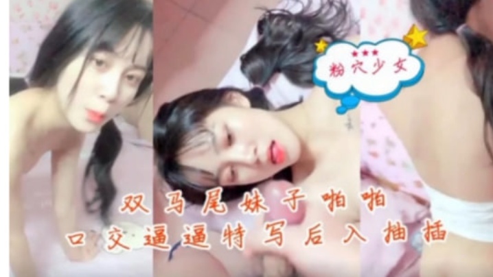 双马尾妹子啪啪秀口交逼逼特写后入抽插封面图