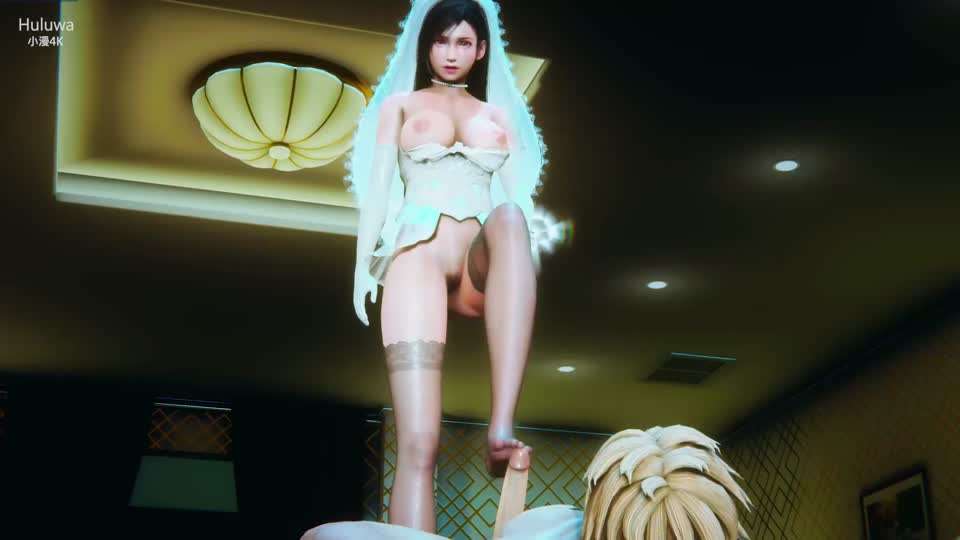 蒂法婚纱足交内射中出封面图