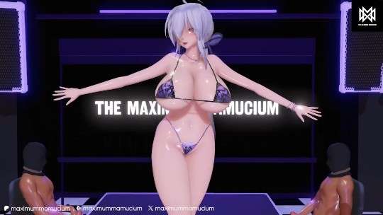 MMD  舞啪 薇薇安×弱音#3D封面图