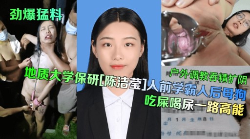 地质大学保研[陈洁莹】人前学霸人后母狗吃屎封面图