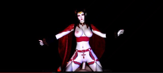 3D国漫女神EVA跨骑~3#动漫#3D封面图