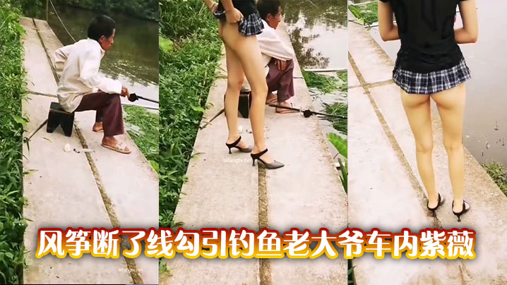 风筝断了线勾引钓鱼老大爷车内紫薇封面图