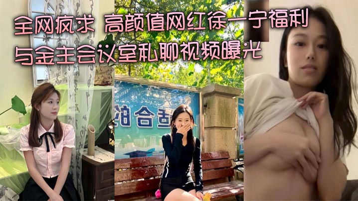 全网疯求 高颜值网红徐一宁福利 与金主会议室私聊视频曝光封面图