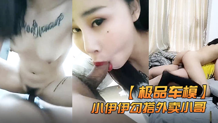 极品车模小伊伊勾搭外卖小哥激情啪啪封面图